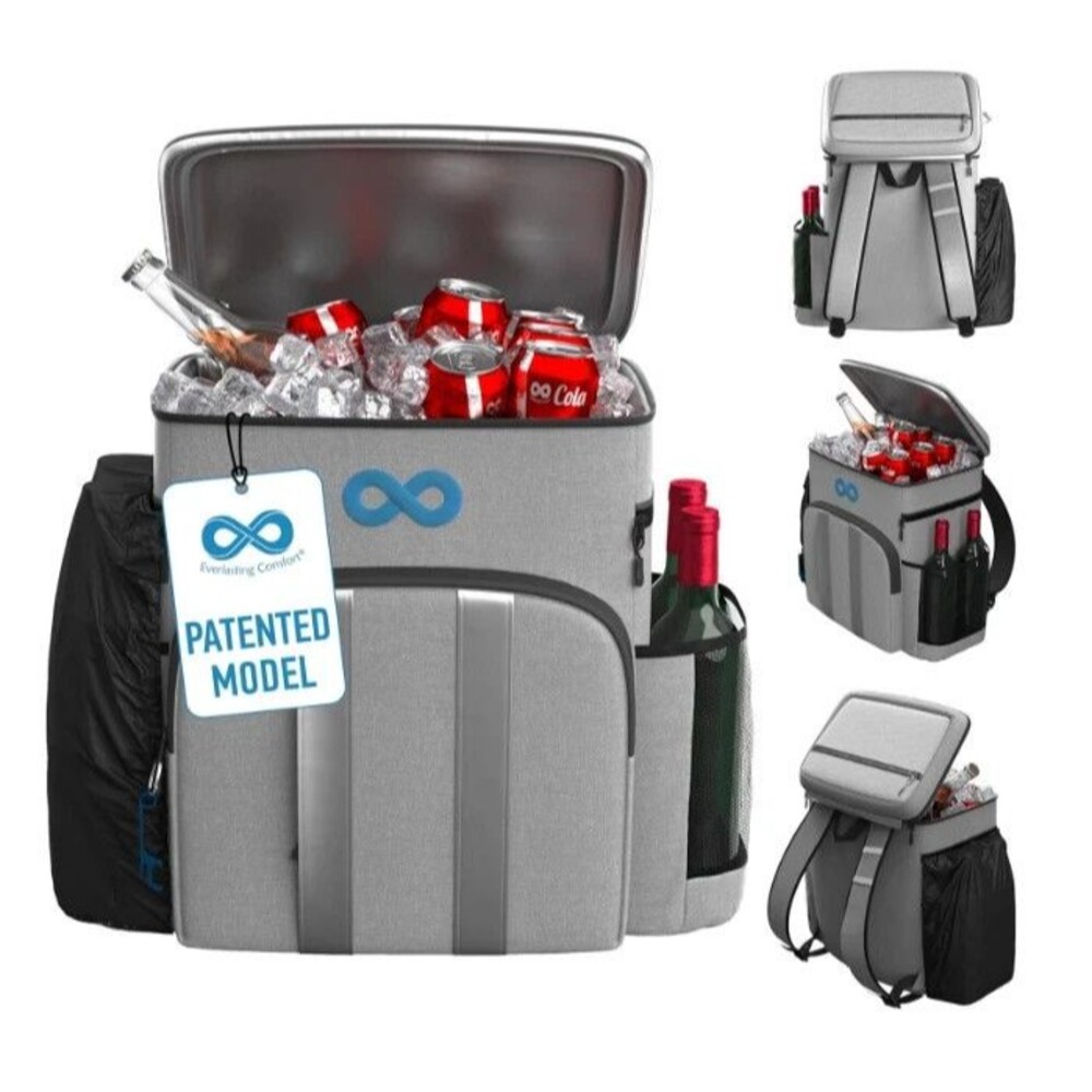 Everlasting Comfort Insulated Cooler Backpack ~ Leak Proof Thermal Bag